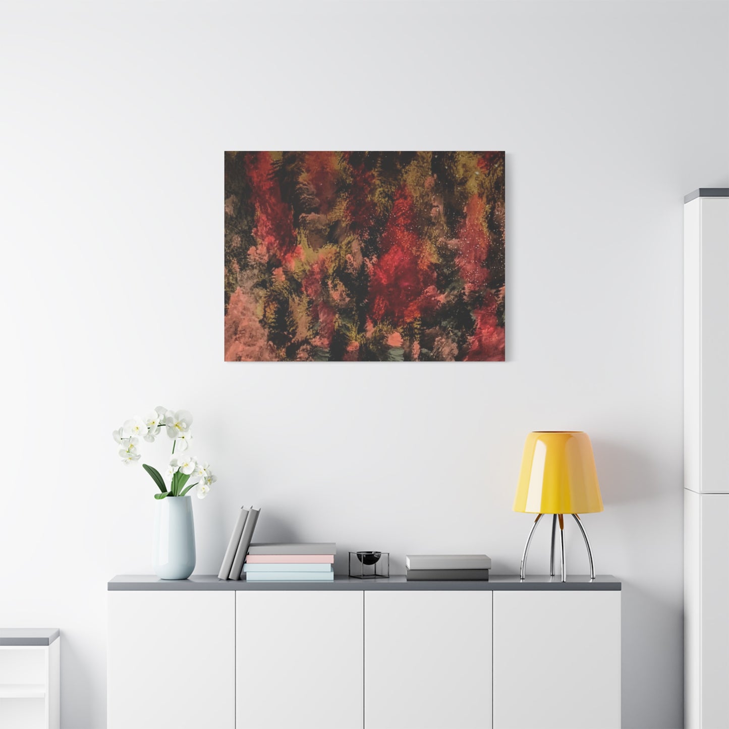 Autumn Forest Abstract Canvas