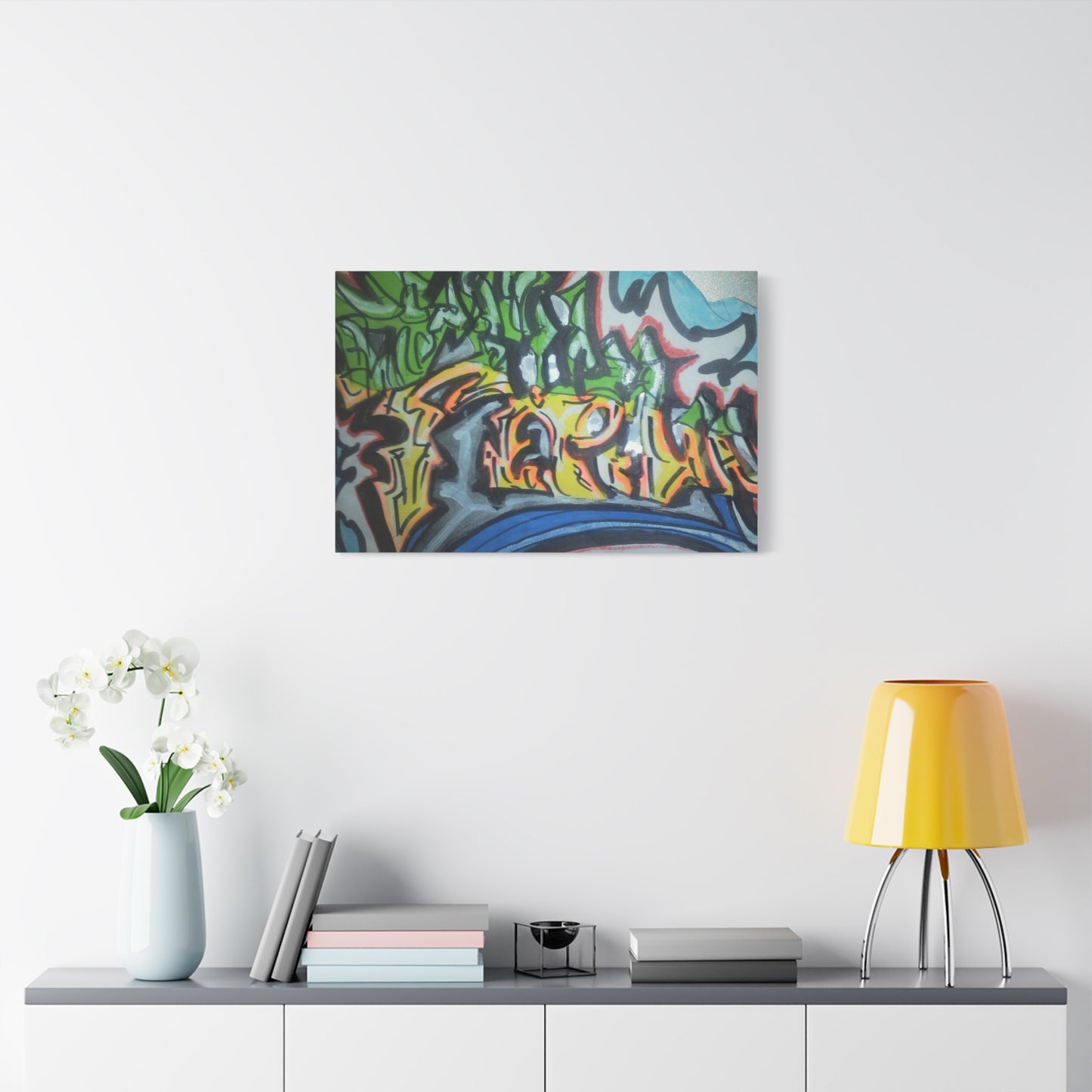 Graffiti Street Art Canvas Print — Urban Colorful Wall Decor