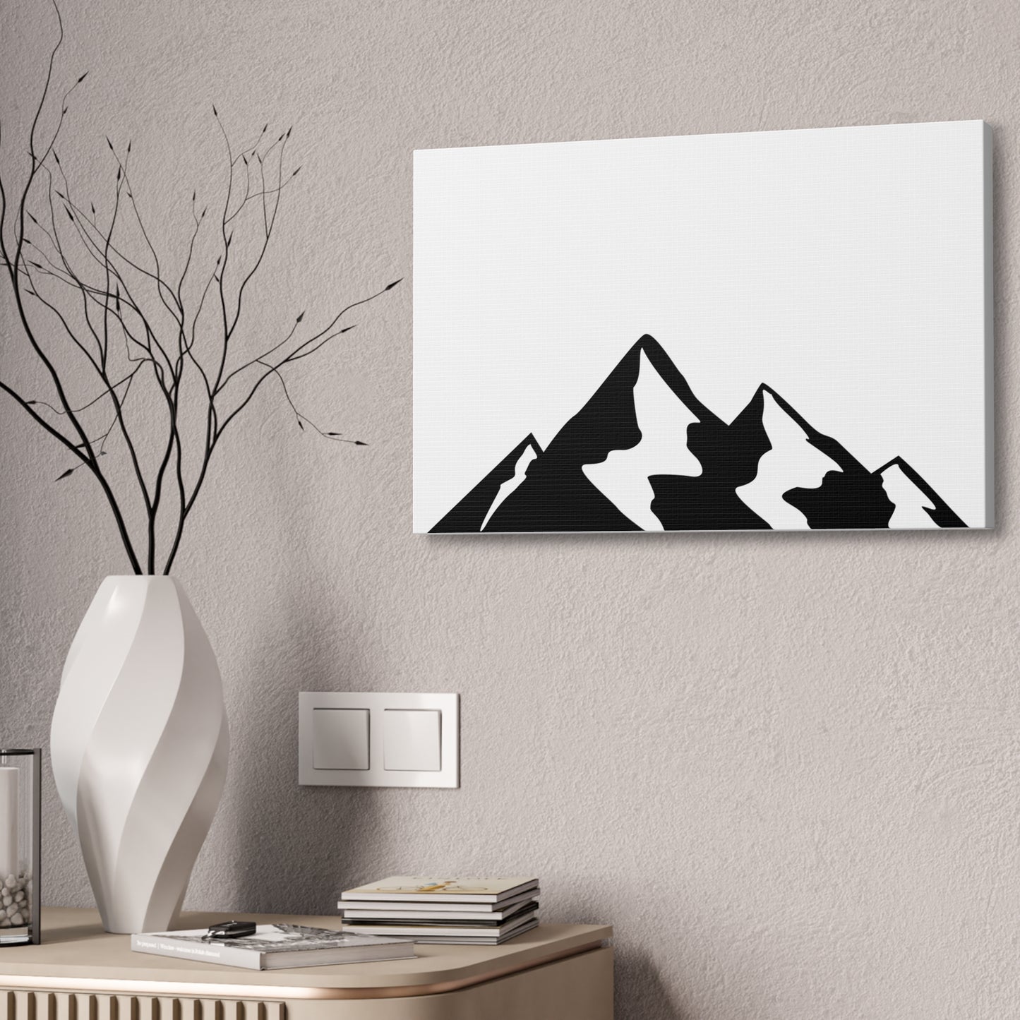 mountains003 - Mountain Landscape Wall Art Canvas