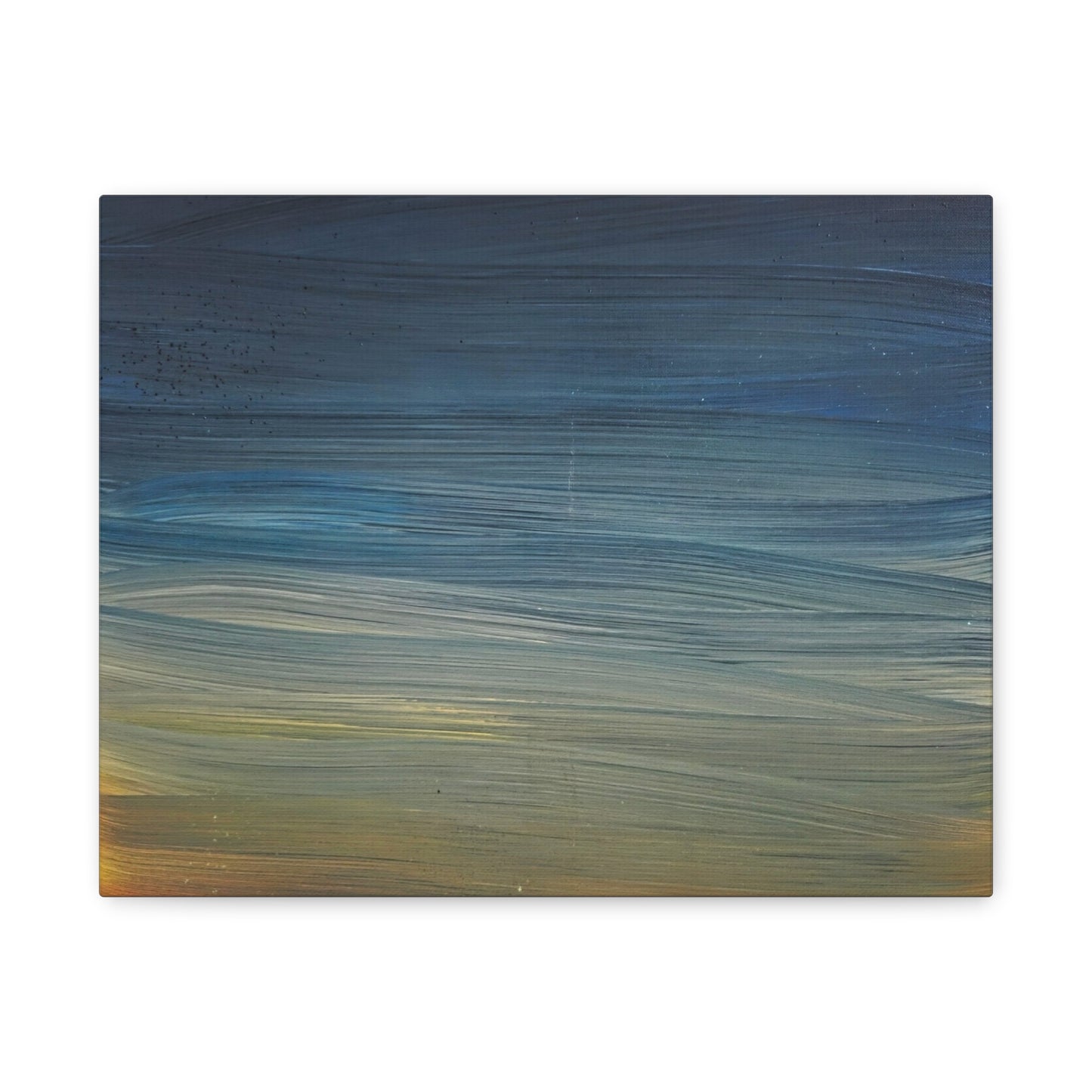 Abstract Coastal Sunset Canvas Print — Matte Stretched Wall Art