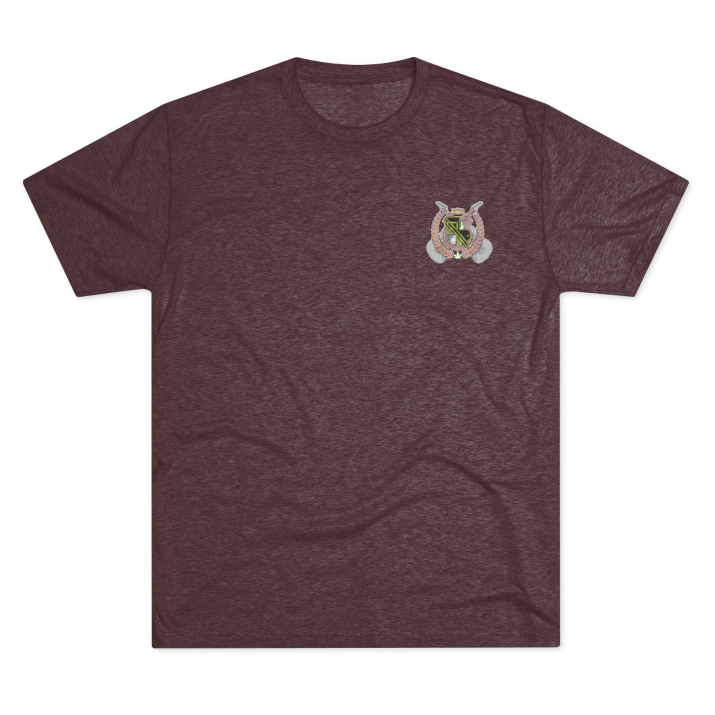 Heraldic Crest T‑Shirt — Vintage Shield Emblem Tee