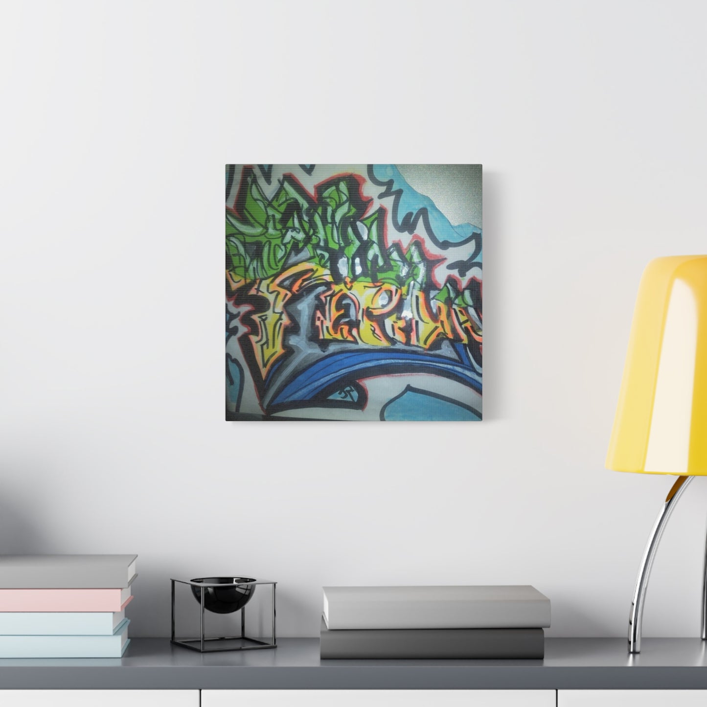 Graffiti Street Art Canvas Print — Urban Colorful Wall Decor