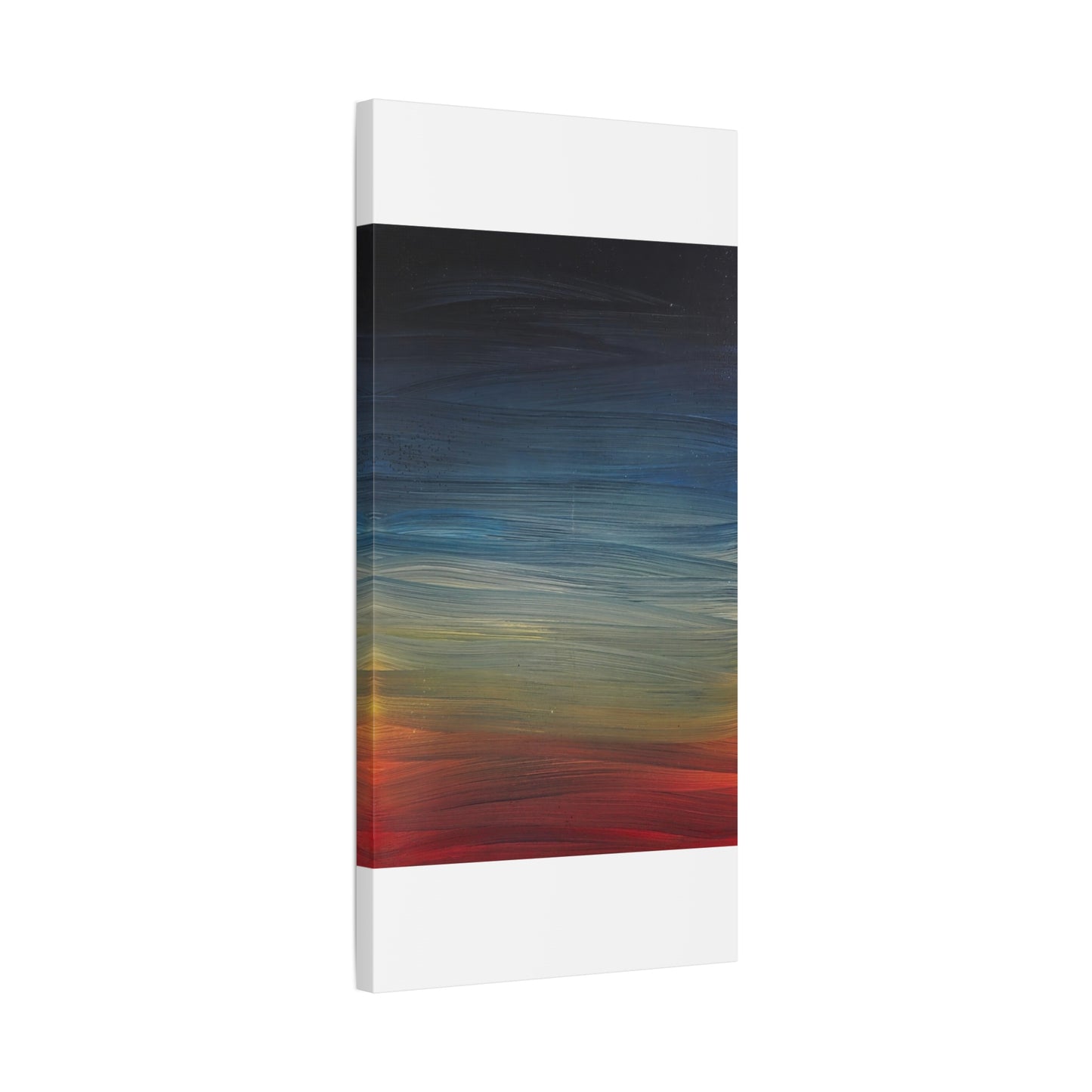 Abstract Coastal Sunset Canvas Print — Matte Stretched Wall Art