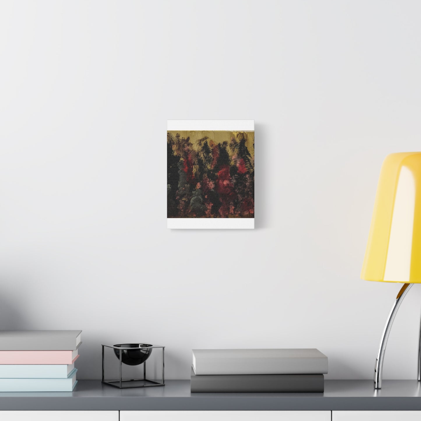 Autumn Forest Nightscape Matte Canvas Print — Stretched 1.25"