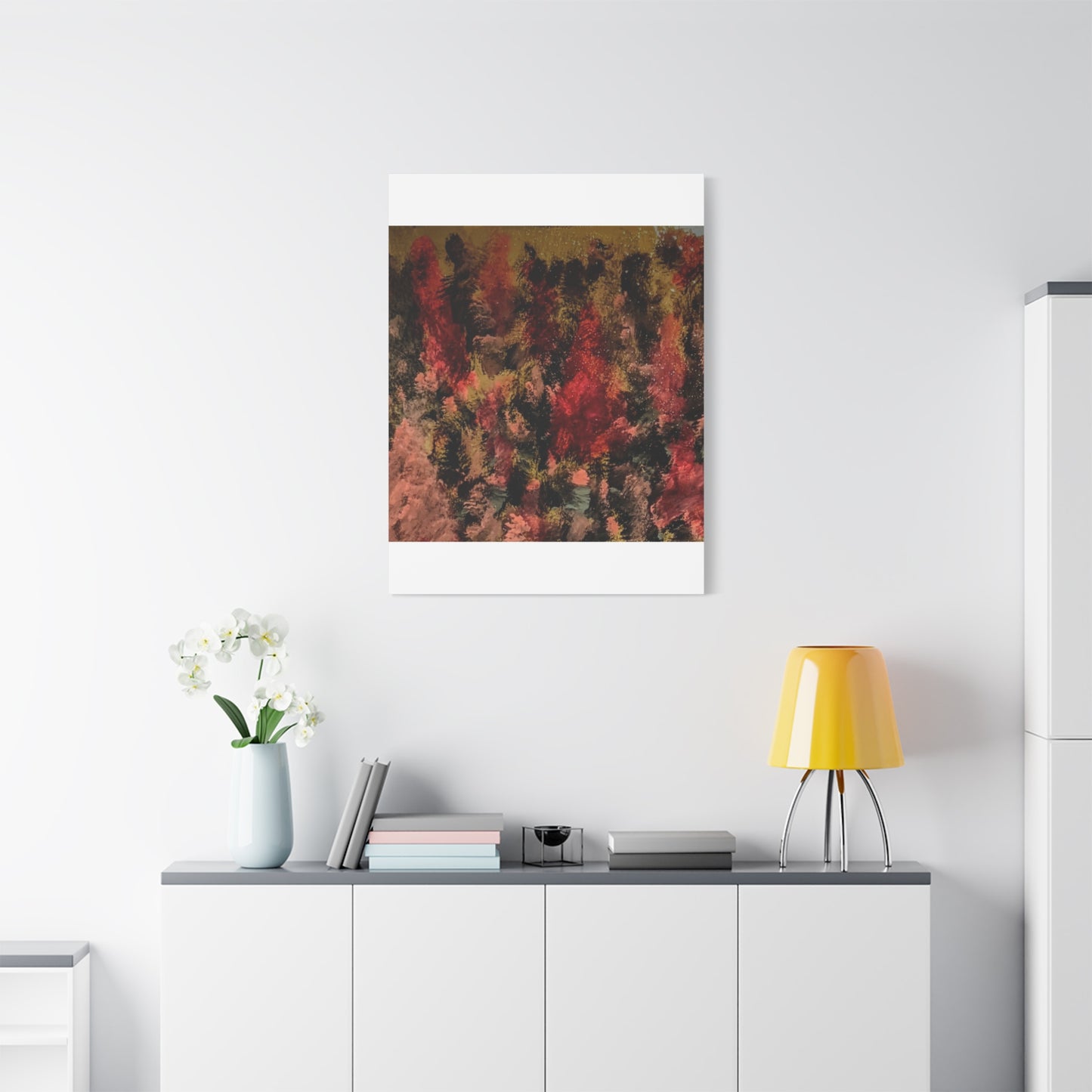 Autumn Forest Abstract Canvas