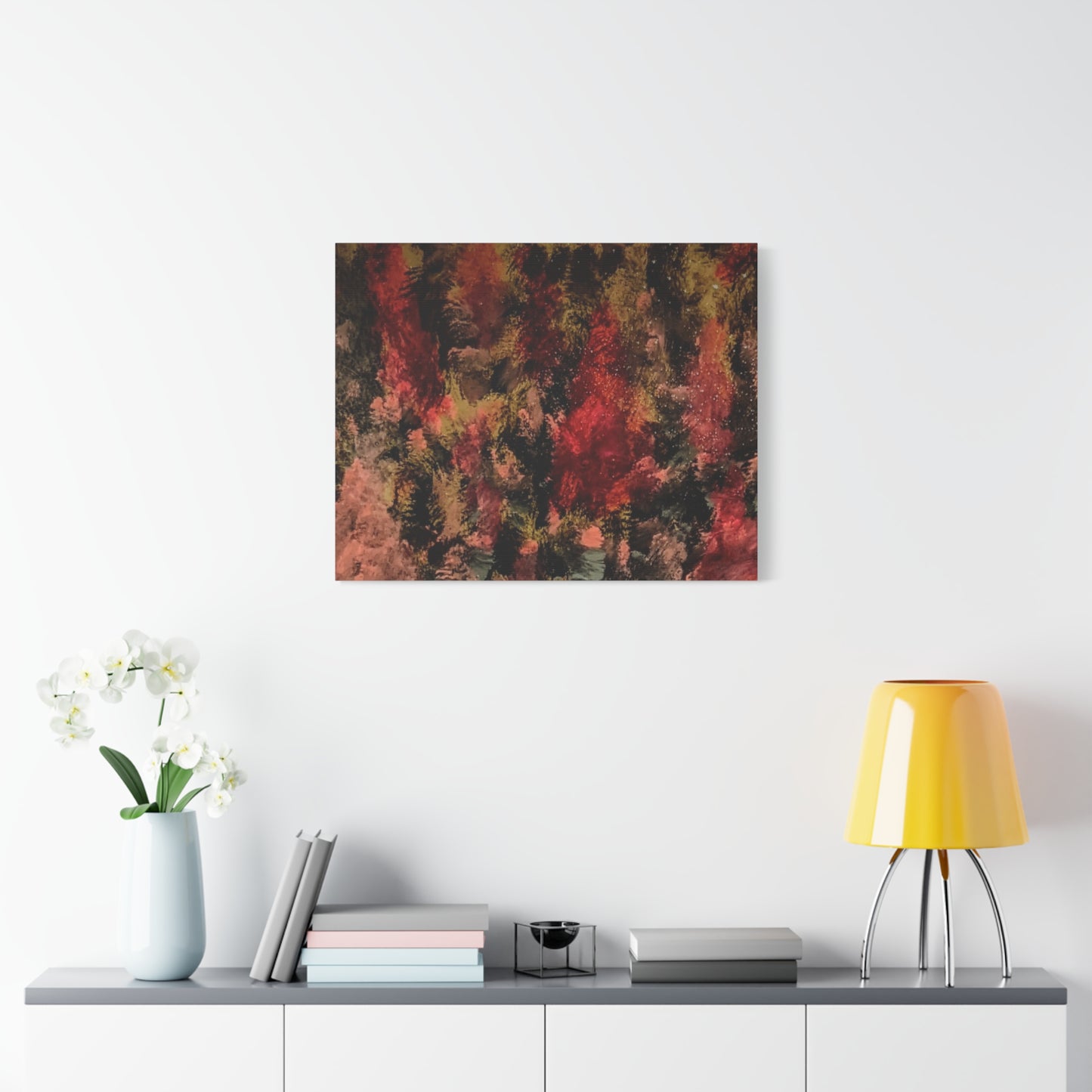 Autumn Forest Abstract Canvas