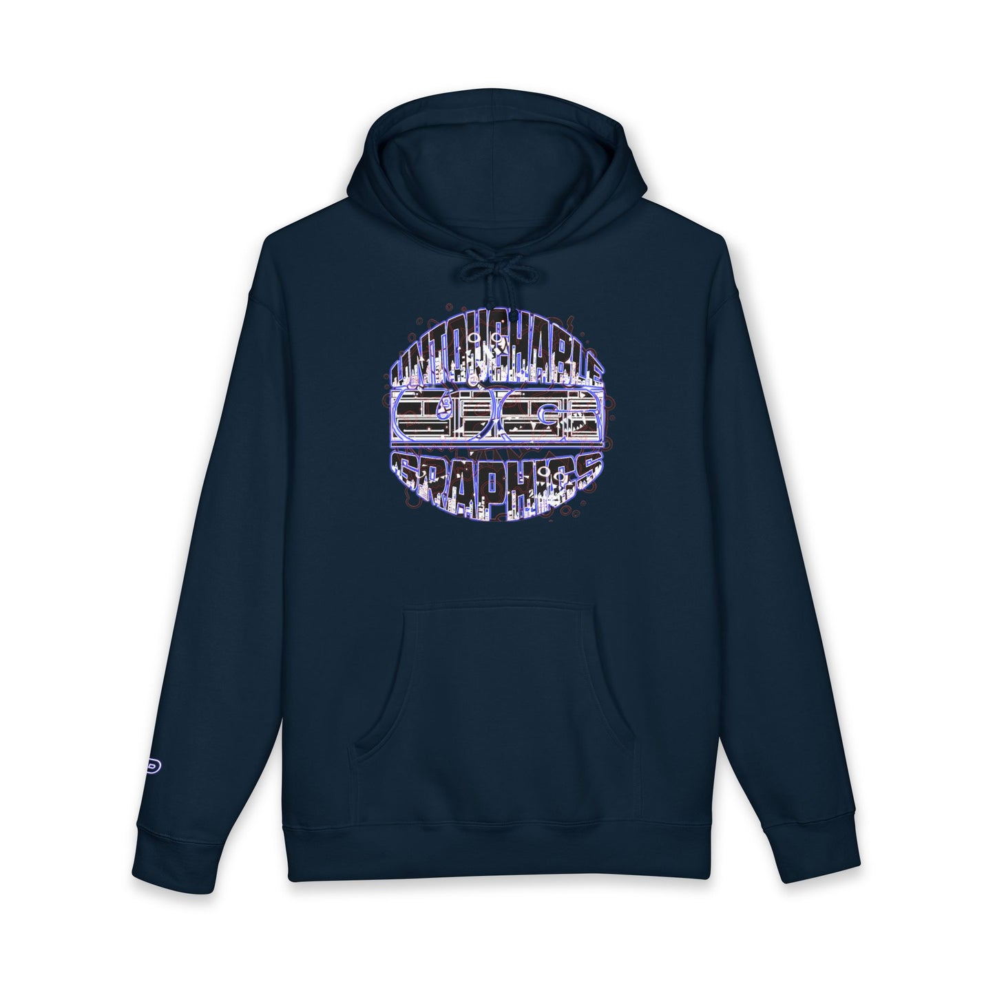 untouchable logo hooded sweatshirt
