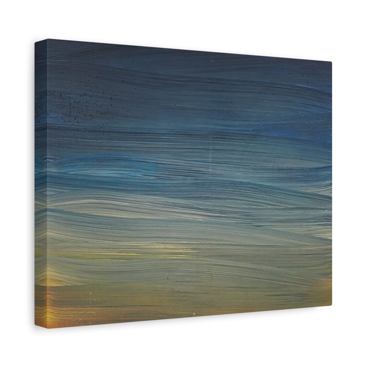 Abstract Coastal Sunset Canvas Print — Matte Stretched Wall Art