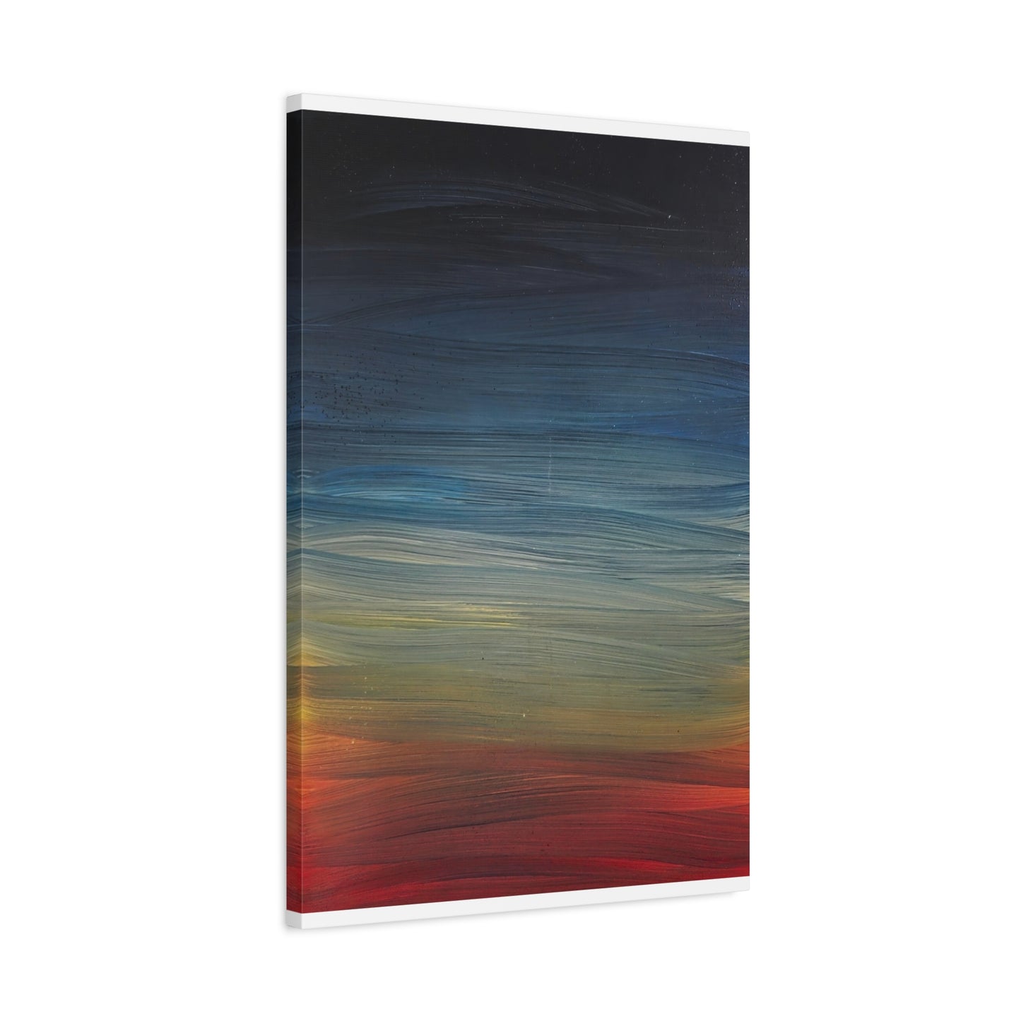 Abstract Coastal Sunset Canvas Print — Matte Stretched Wall Art