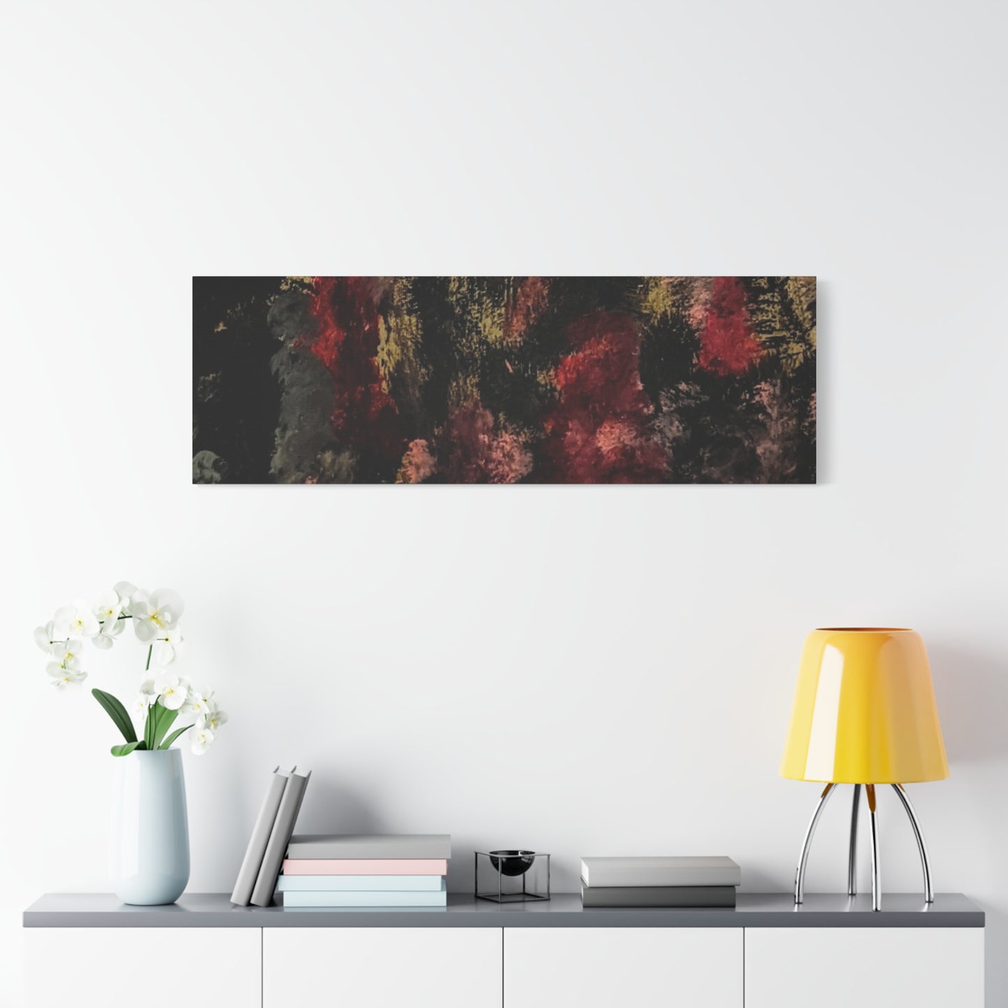 Autumn Forest Nightscape Matte Canvas Print — Stretched 1.25"