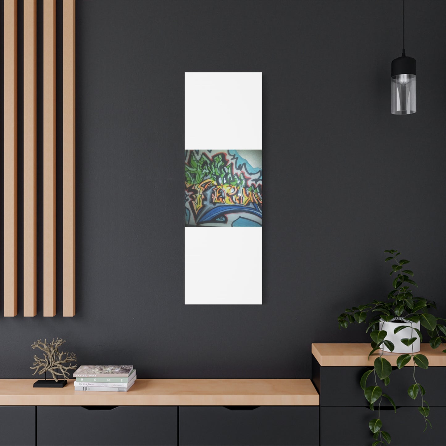 Graffiti Street Art Canvas Print — Urban Colorful Wall Decor