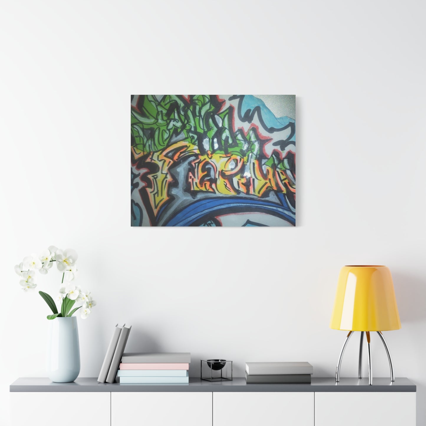 Graffiti Street Art Canvas Print — Urban Colorful Wall Decor
