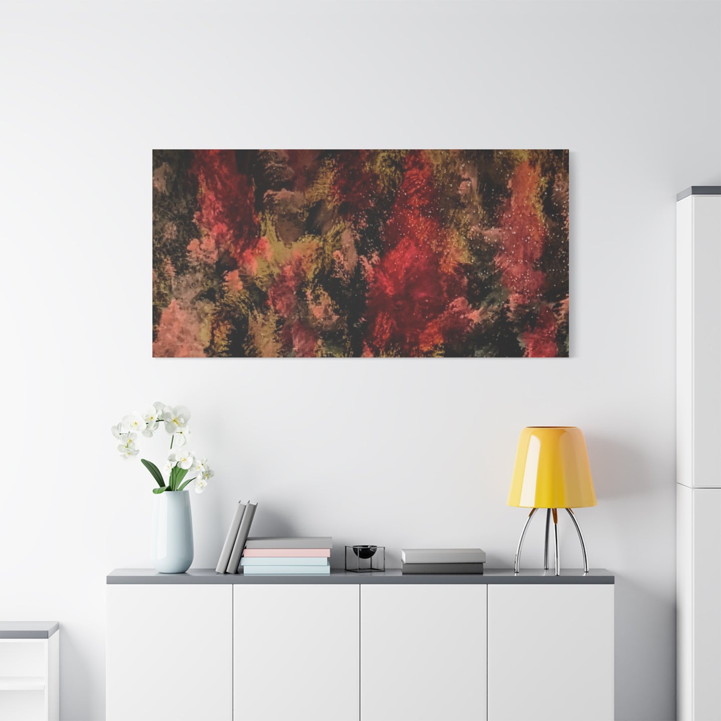 Autumn Forest Abstract Canvas