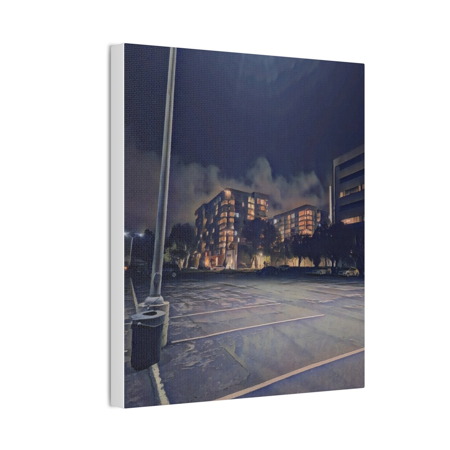 Canvas Art Print - Urban Nightscape Wall Décor