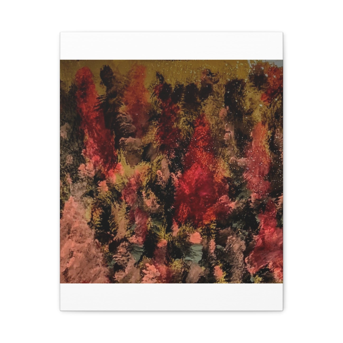 Autumn Forest Abstract Canvas