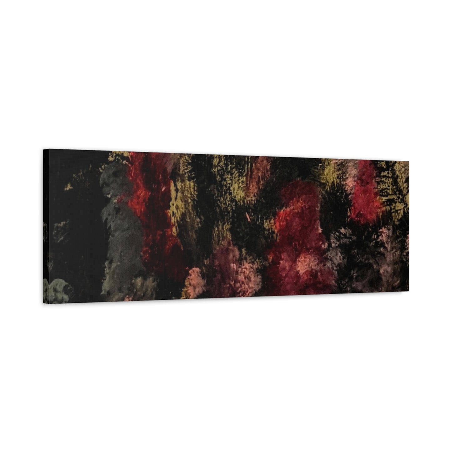 Autumn Forest Nightscape Matte Canvas Print — Stretched 1.25"