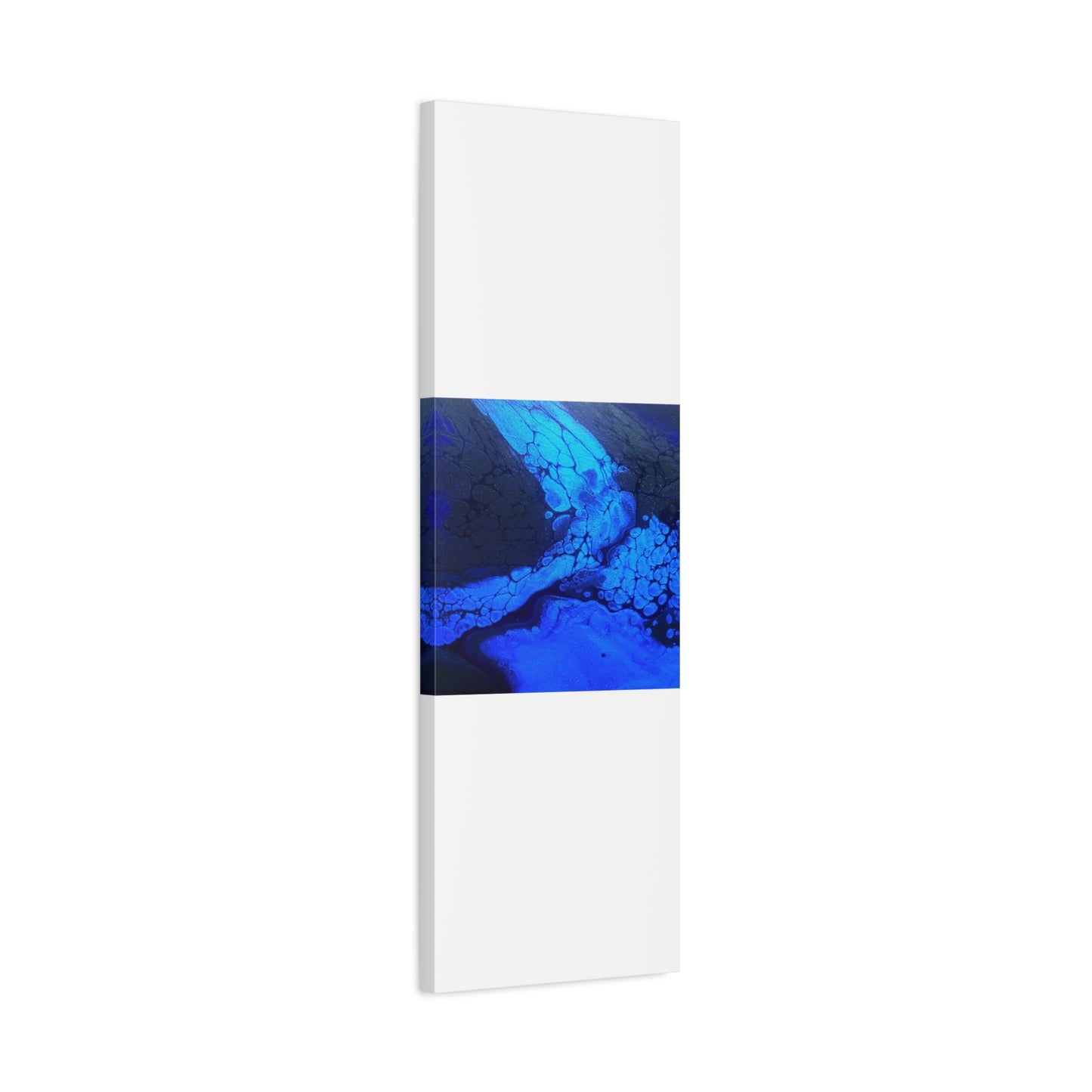 Abstract Blue Ocean Canvas Print — Matte Stretched Wall Art