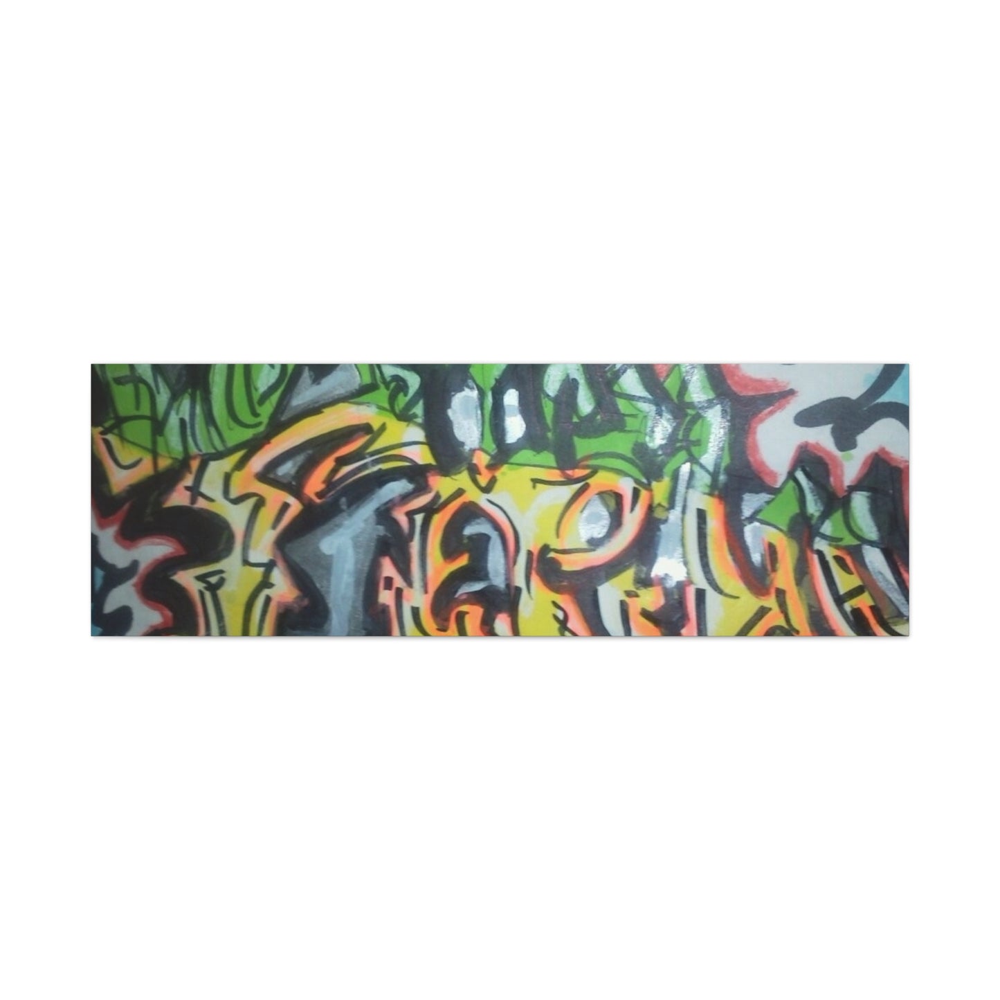 Graffiti Street Art Canvas Print — Urban Colorful Wall Decor