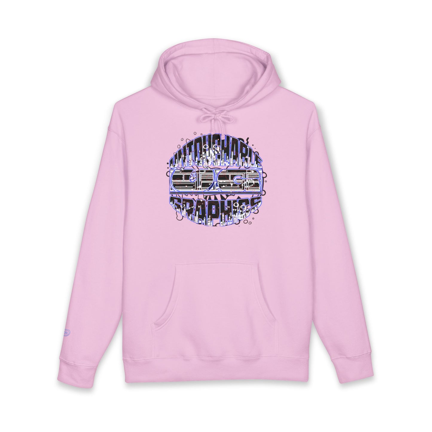 untouchable logo hooded sweatshirt