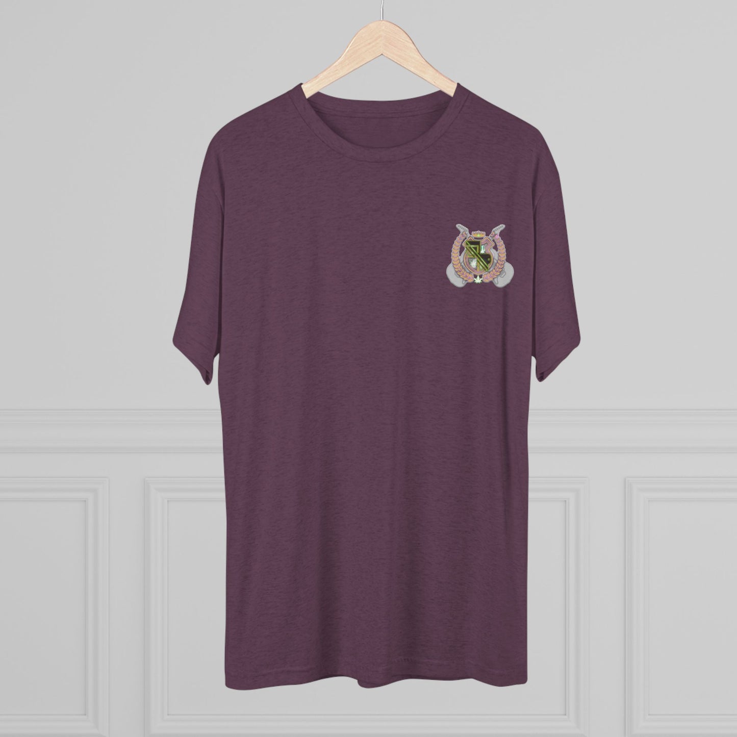 Heraldic Crest T‑Shirt — Vintage Shield Emblem Tee