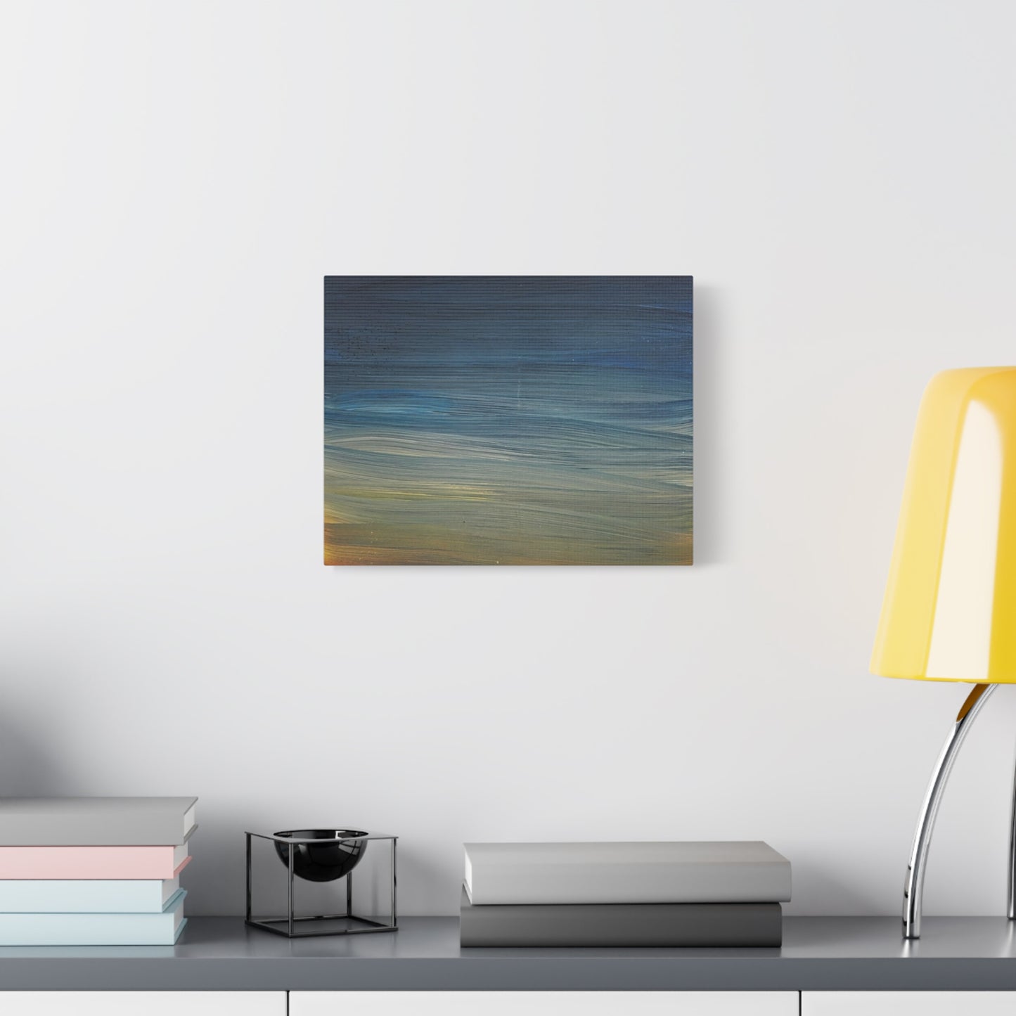 Abstract Coastal Sunset Canvas Print — Matte Stretched Wall Art
