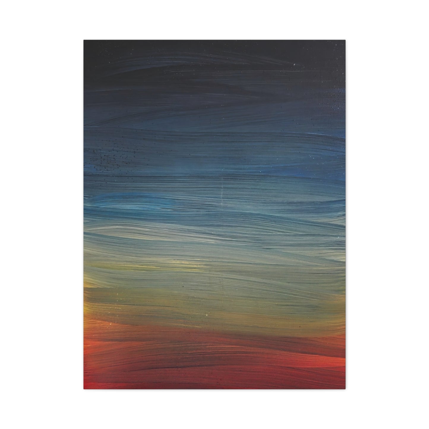 Abstract Coastal Sunset Canvas Print — Matte Stretched Wall Art