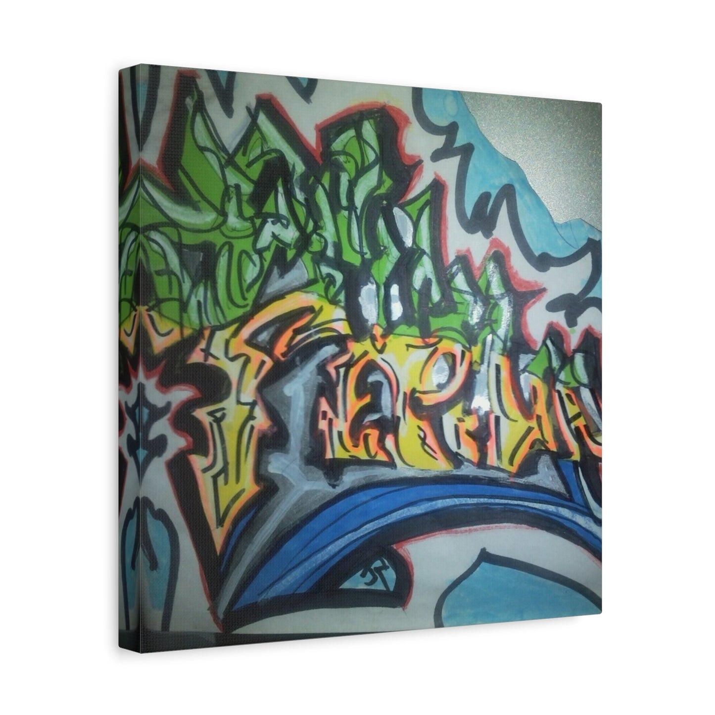 Graffiti Street Art Canvas Print — Urban Colorful Wall Decor