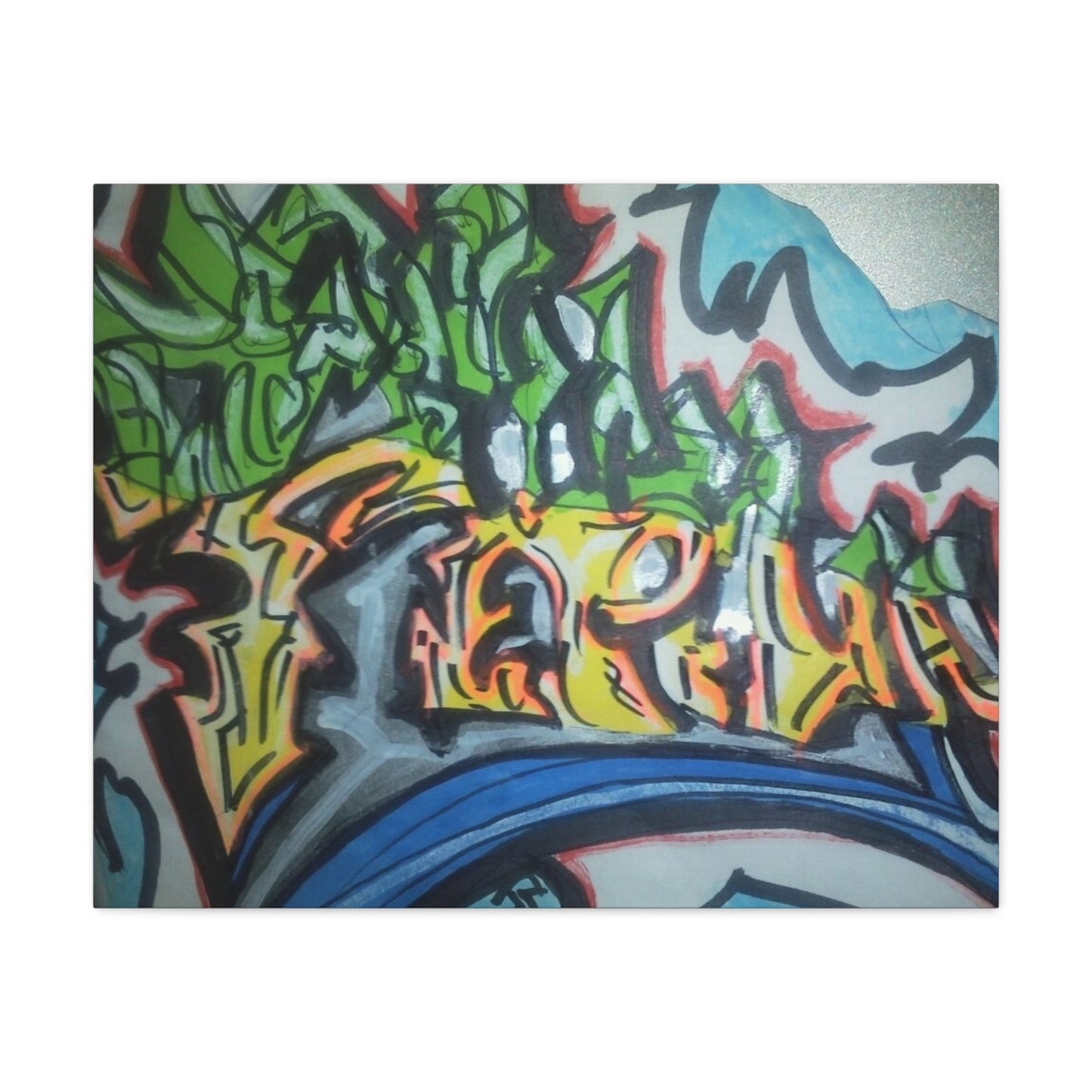 Graffiti Street Art Canvas Print — Urban Colorful Wall Decor