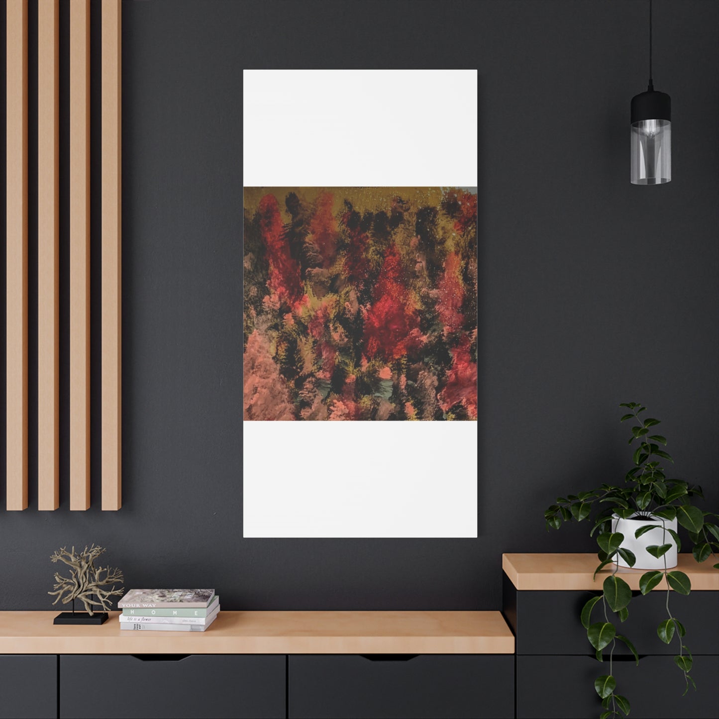 Autumn Forest Abstract Canvas