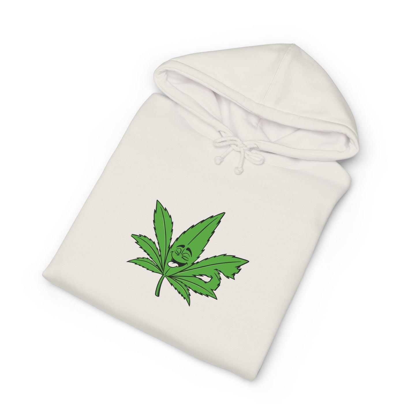 Cannabis Leaf Hoodie — Green Marijuana Leaf Graphic Pullover