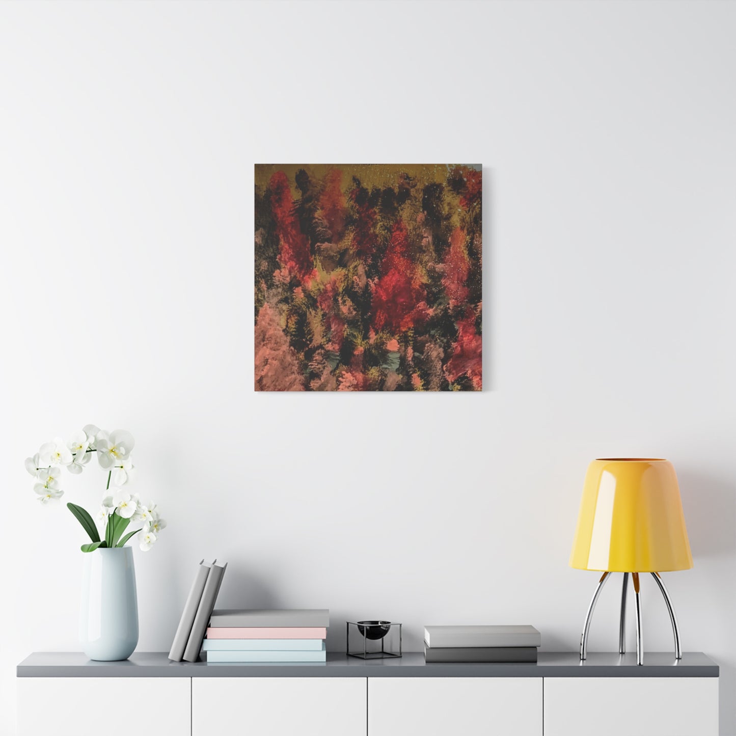 Autumn Forest Abstract Canvas