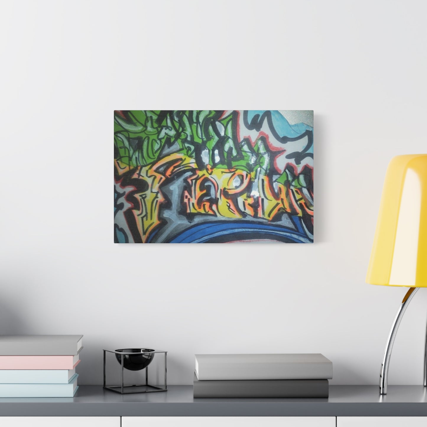Graffiti Street Art Canvas Print — Urban Colorful Wall Decor