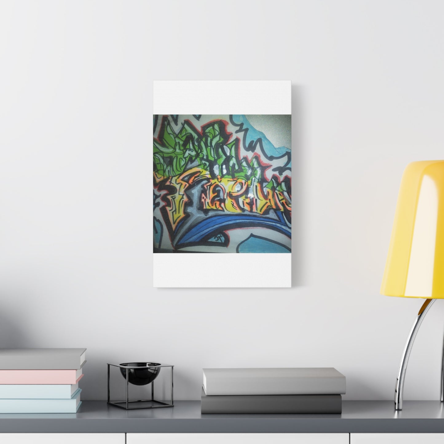 Graffiti Street Art Canvas Print — Urban Colorful Wall Decor