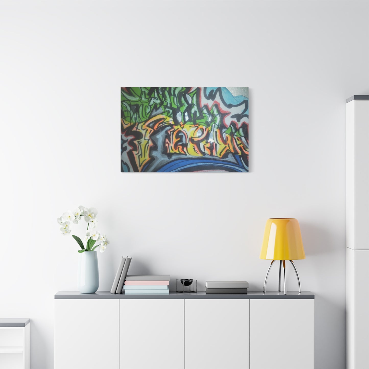 Graffiti Street Art Canvas Print — Urban Colorful Wall Decor