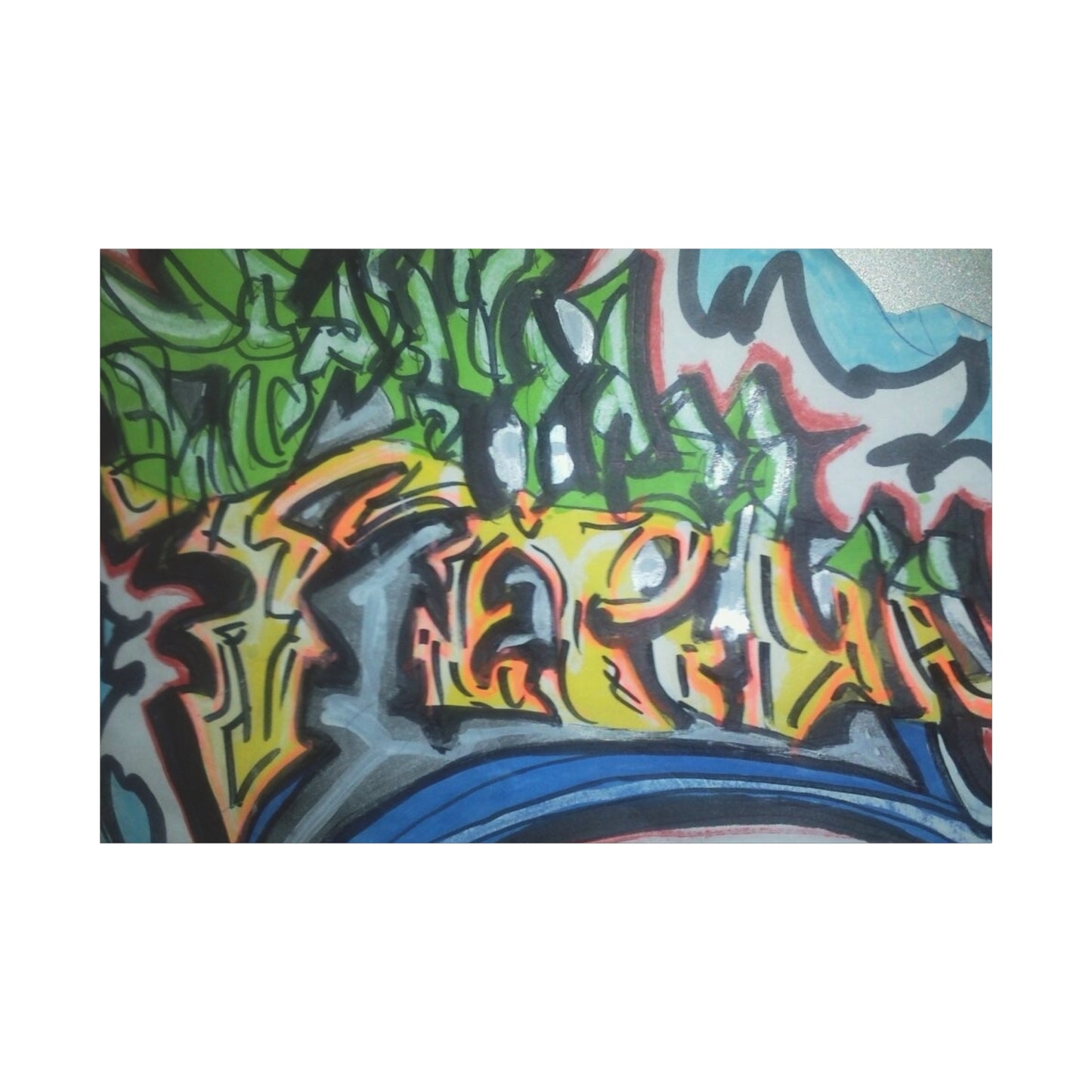 Graffiti Street Art Canvas Print — Urban Colorful Wall Decor