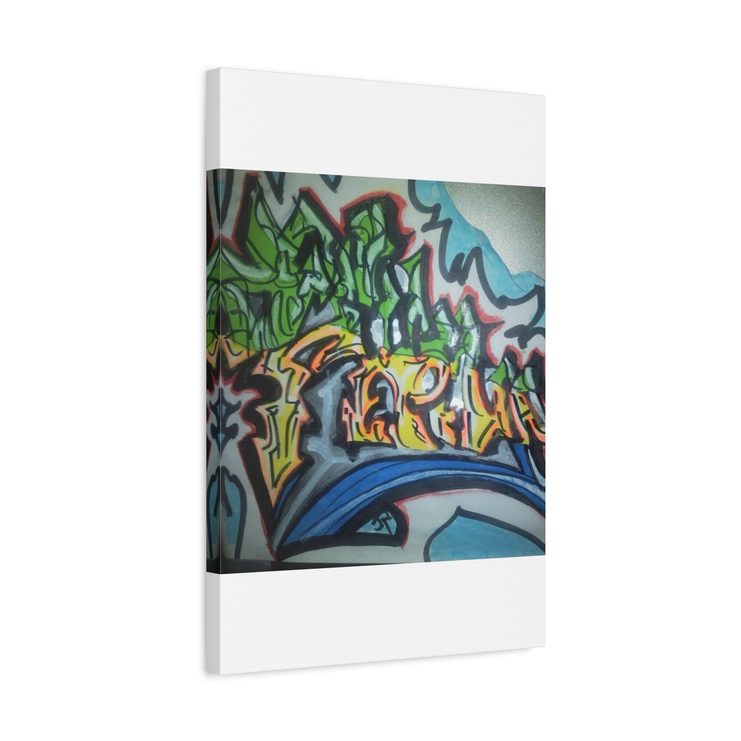 Graffiti Street Art Canvas Print — Urban Colorful Wall Decor
