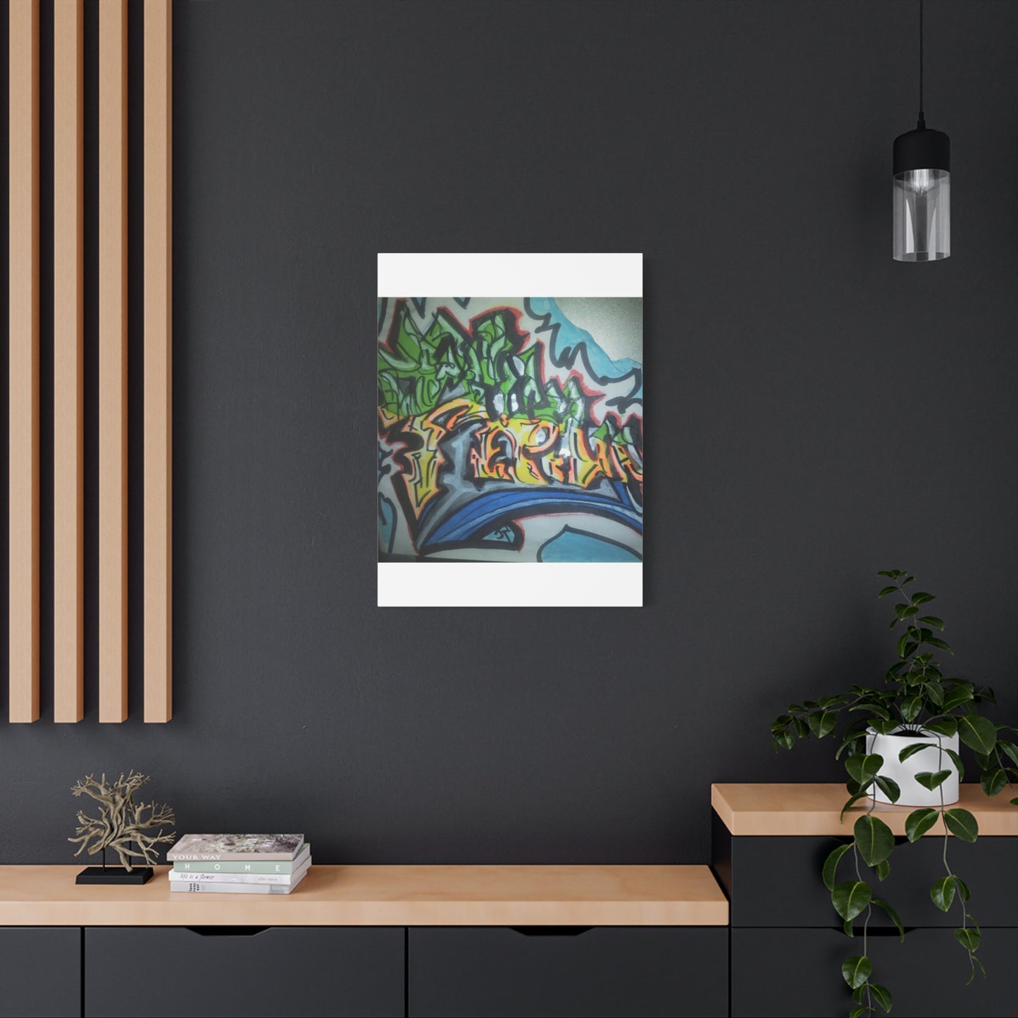 Graffiti Street Art Canvas Print — Urban Colorful Wall Decor