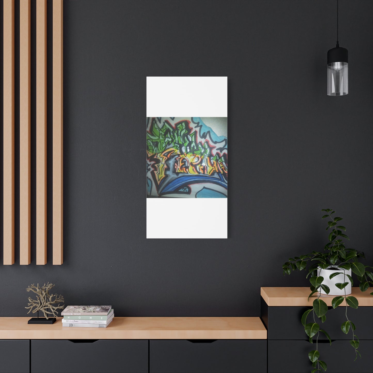 Graffiti Street Art Canvas Print — Urban Colorful Wall Decor