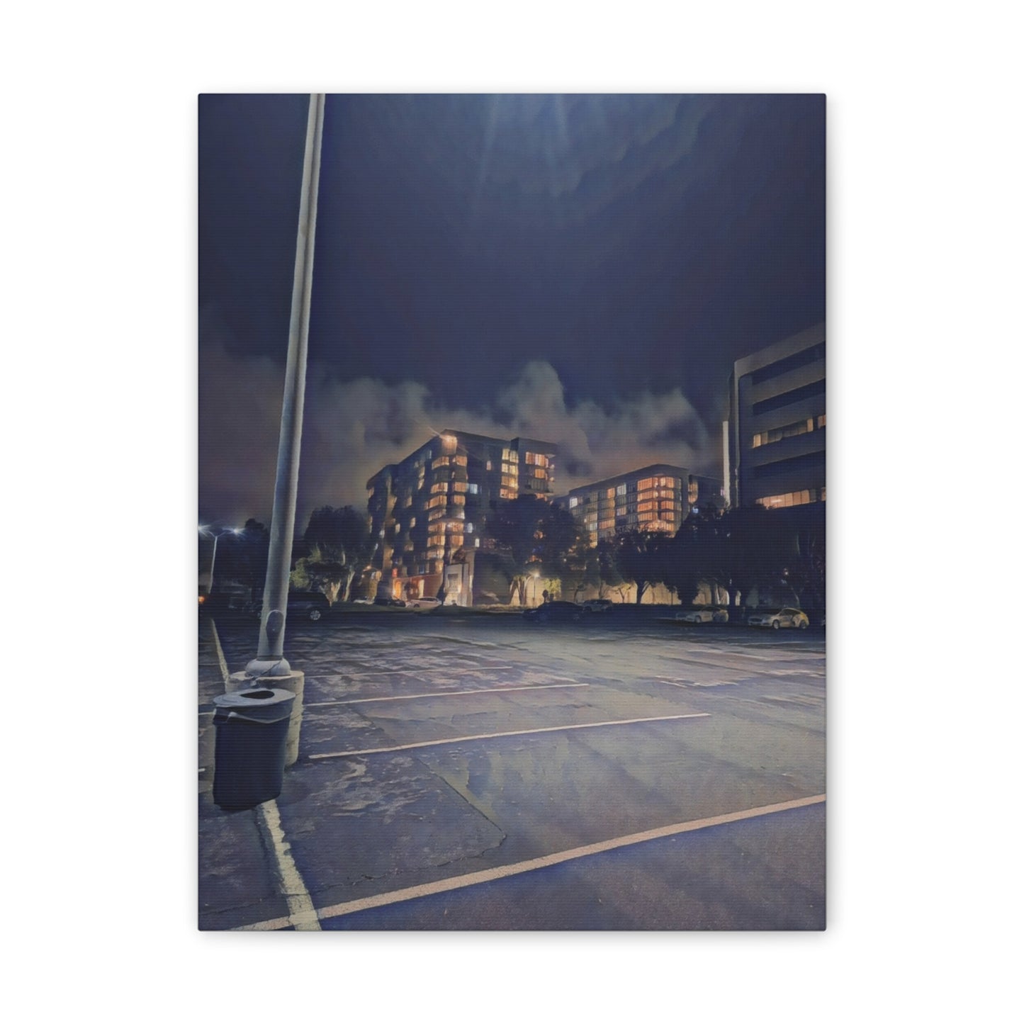Canvas Art Print - Urban Nightscape Wall Décor