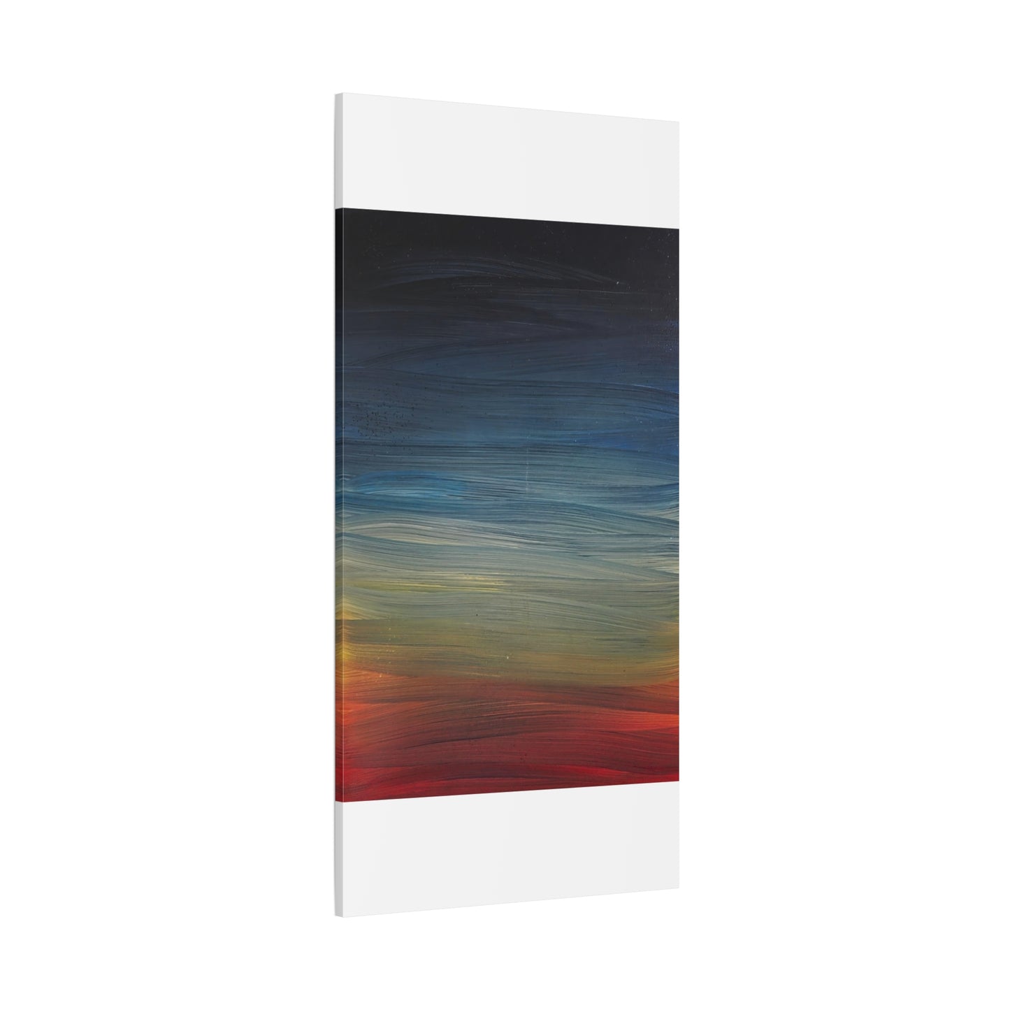 Abstract Coastal Sunset Canvas Print — Matte Stretched Wall Art