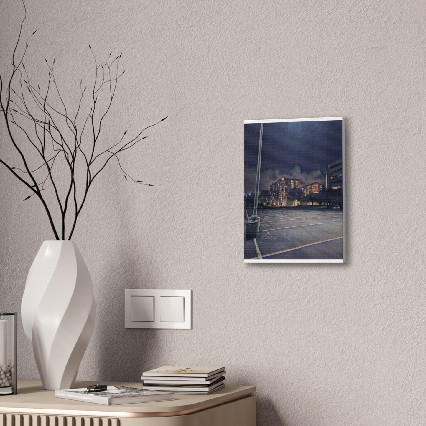 Canvas Art Print - Urban Nightscape Wall Décor