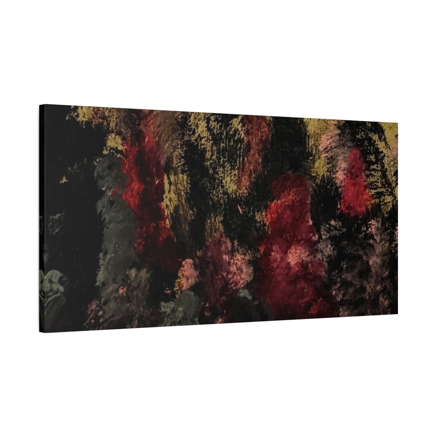 Autumn Forest Nightscape Matte Canvas Print — Stretched 1.25"