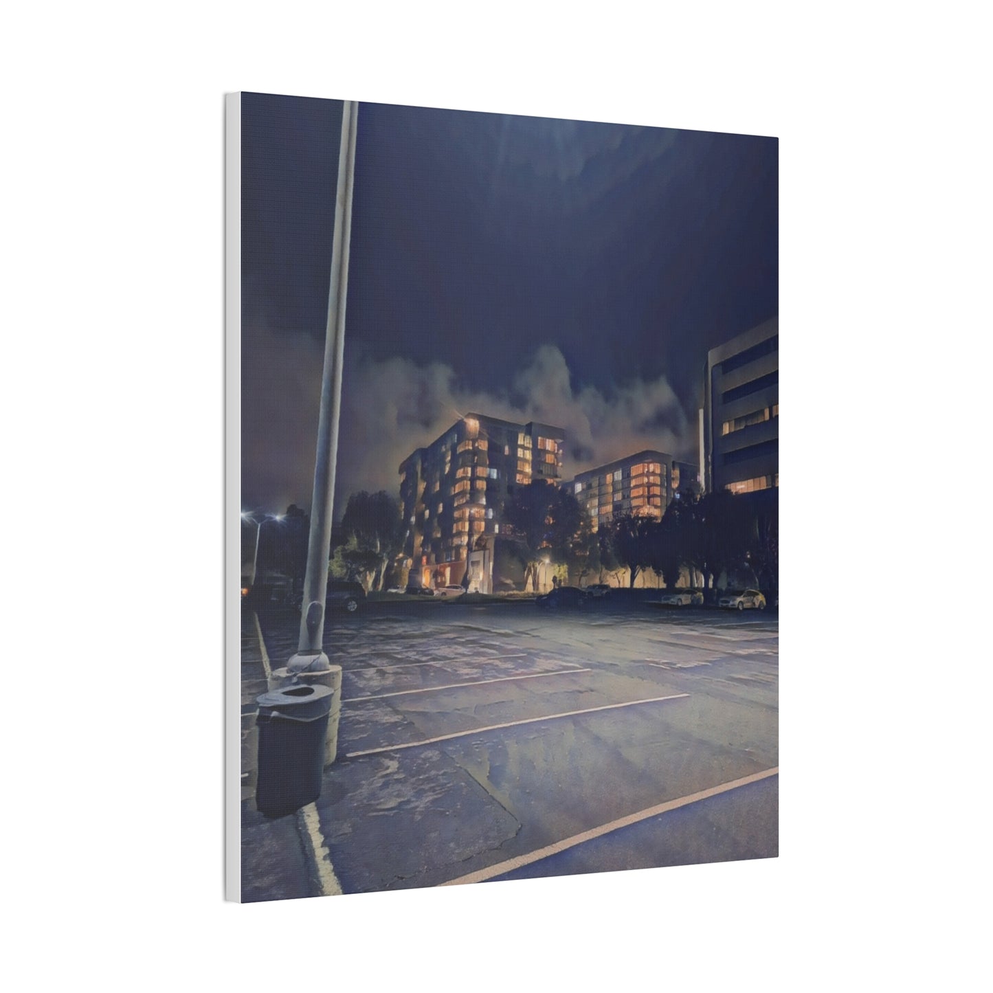 Canvas Art Print - Urban Nightscape Wall Décor