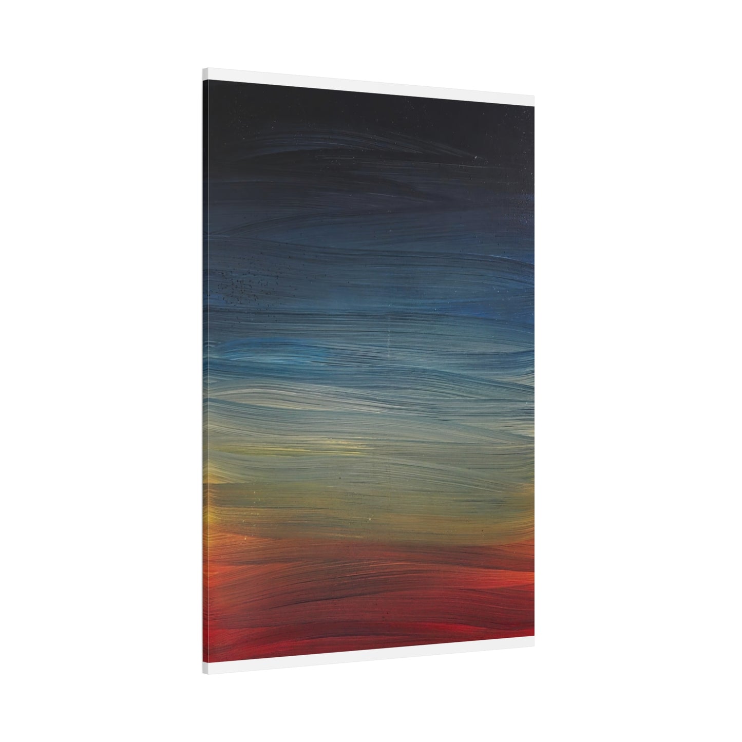 Abstract Coastal Sunset Canvas Print — Matte Stretched Wall Art