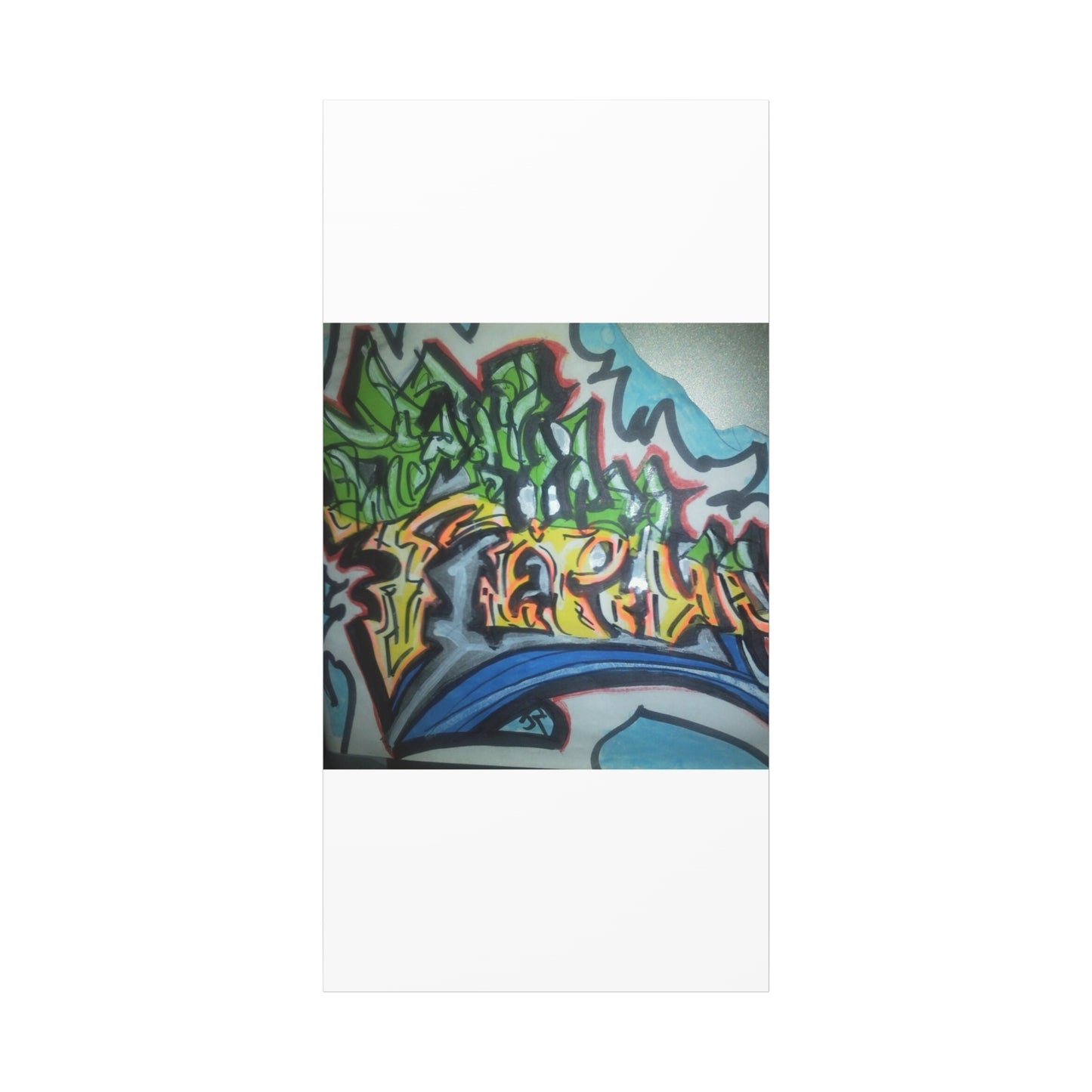 Graffiti Street Art Canvas Print — Urban Colorful Wall Decor