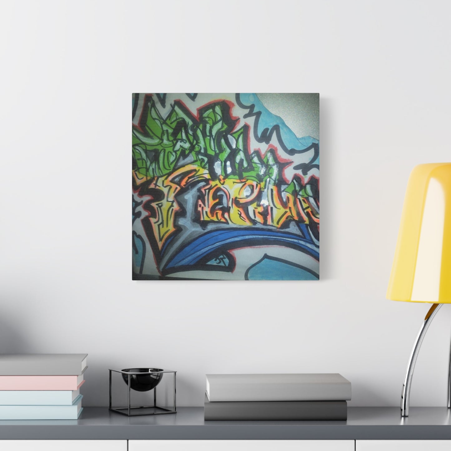 Graffiti Street Art Canvas Print — Urban Colorful Wall Decor