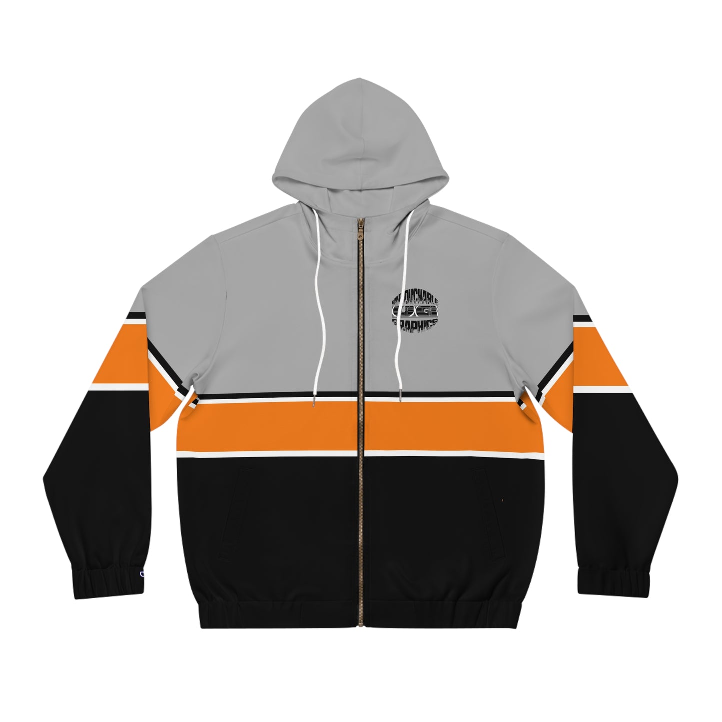 Striped Full‑Zip Hoodie — Men’s Streetwear Jacket