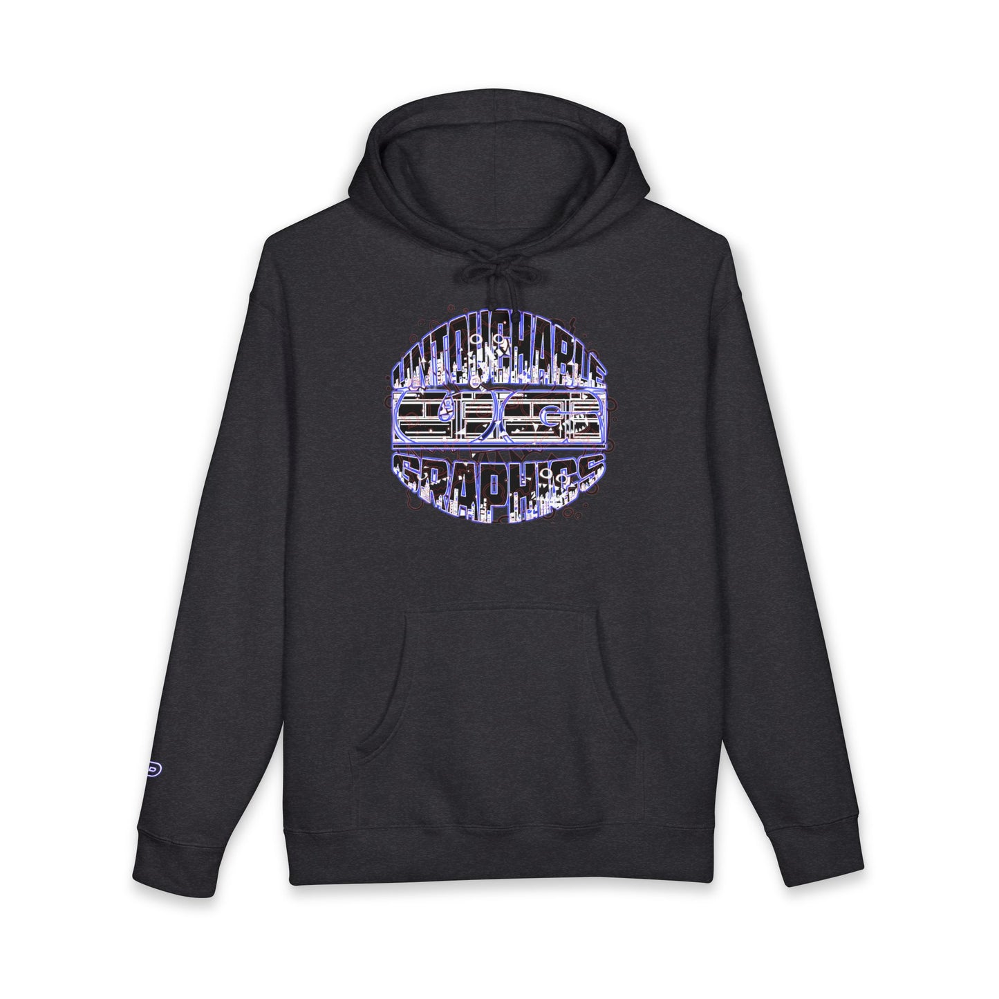 untouchable logo hooded sweatshirt