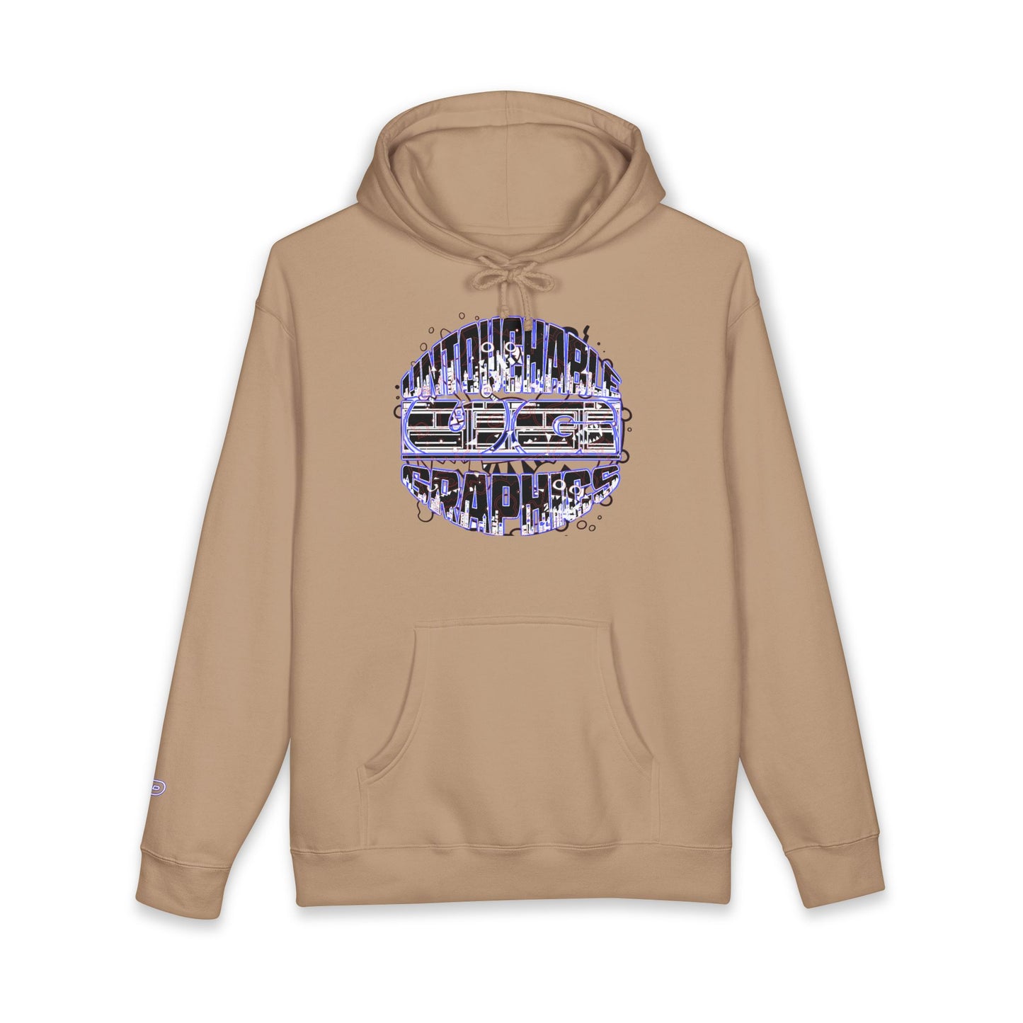 untouchable logo hooded sweatshirt