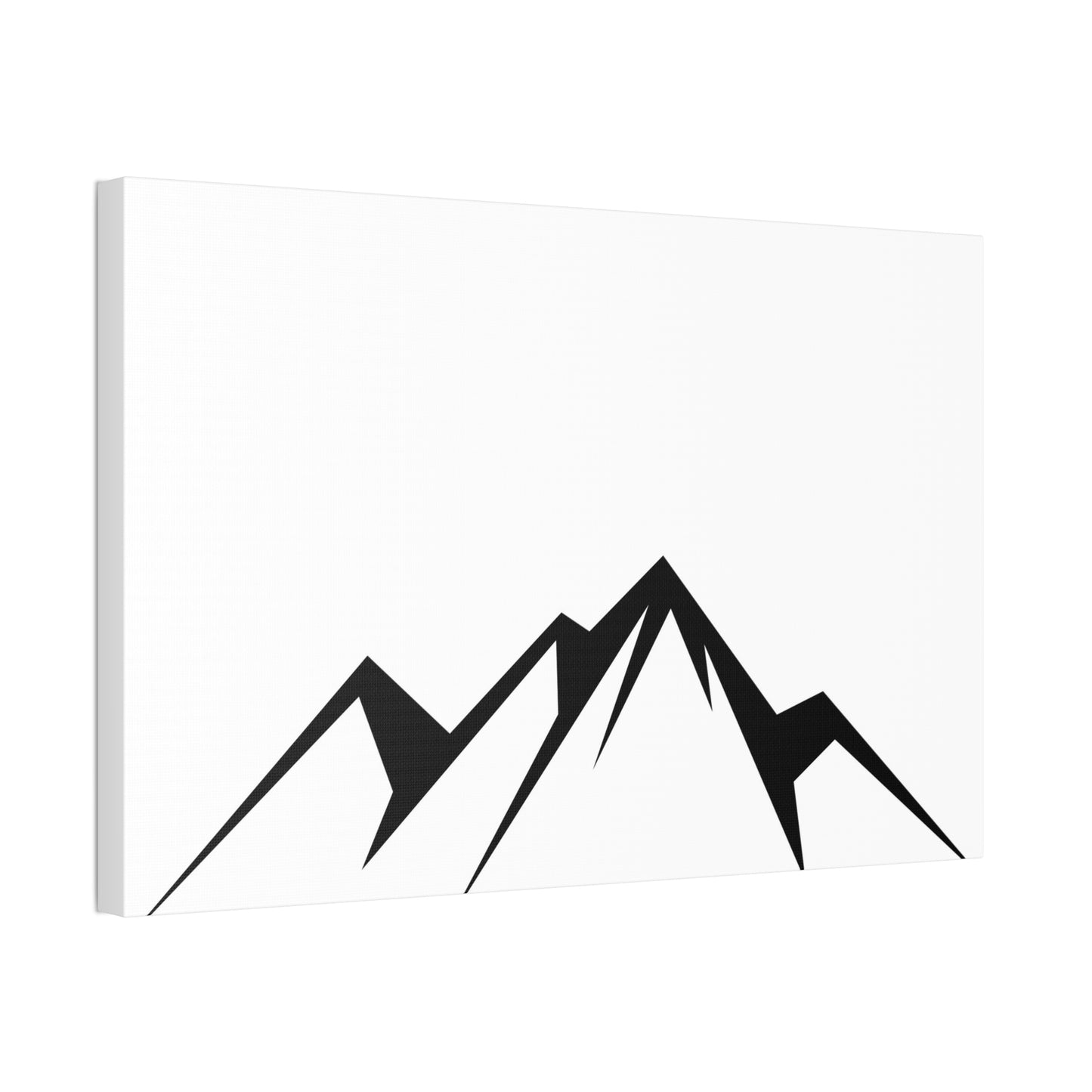 mountains005 - Black Mountain Canvas Art Print